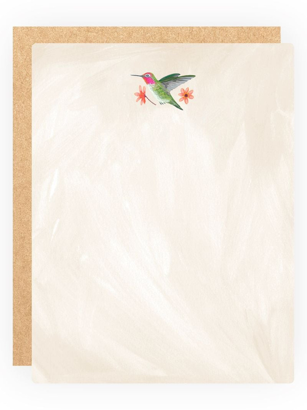 Feathered Friends Birds & Florals Flat Note Set, 5 of 8