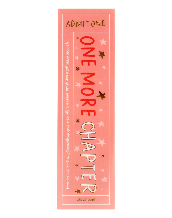 One More Chapter Transparent Bookmark, 2 of 3
