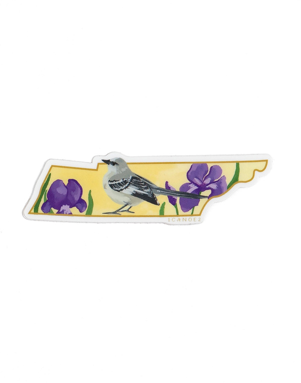 Birds & Blooms Tennessee Decal Sticker, 5 of 5