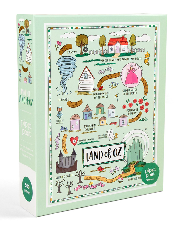 The Wizard of Oz Map - 500 Piece Jigsaw Puzzle, 1 of 8