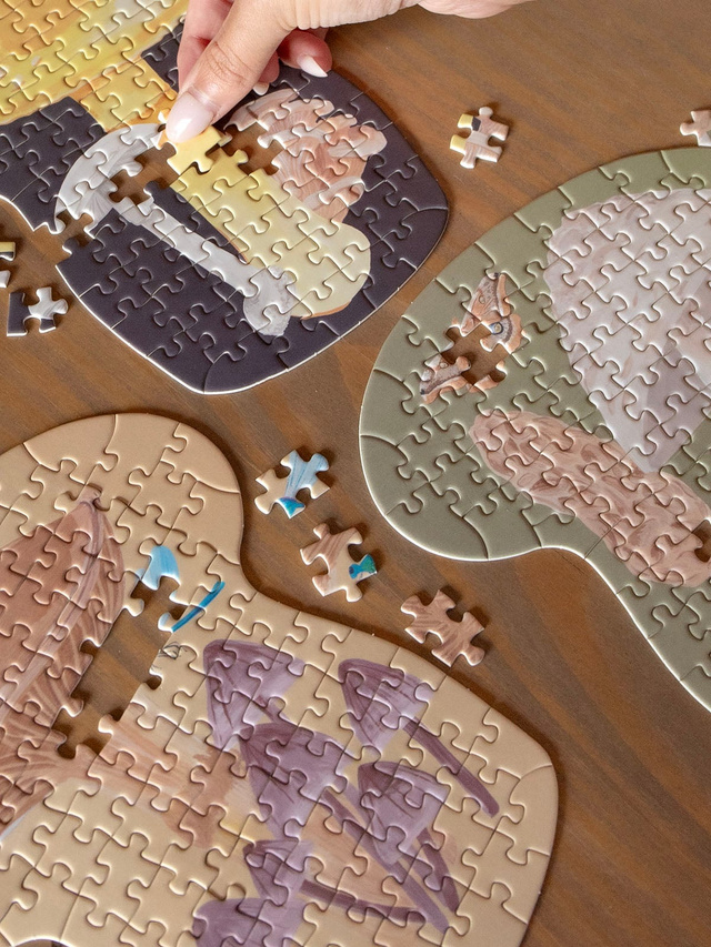 Midnight Flora & Fauna - 100 Piece Jigsaw Puzzles - Set of 3, 4 of 8