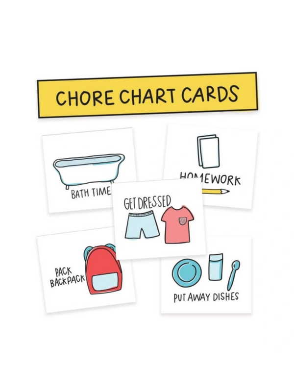 Kids Chore Chart Digital - Morning, Afternoon, and Evening Chore Cards, 3 of 4