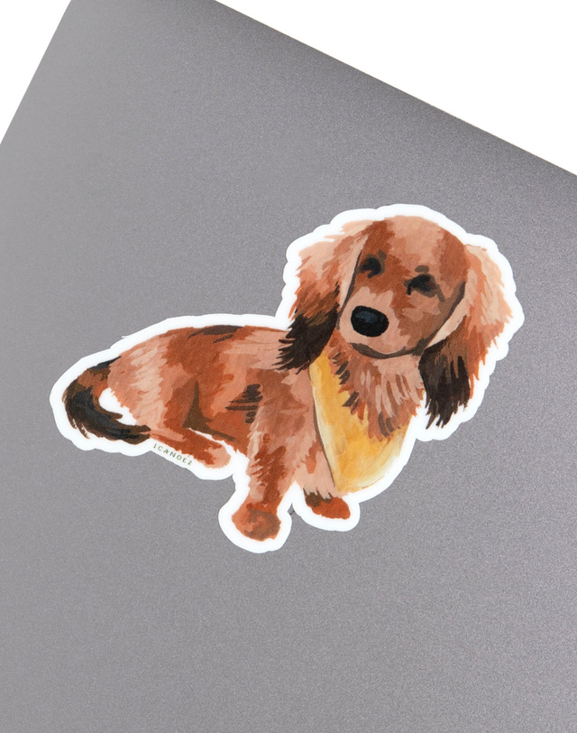 Dachshund Decal Sticker, 2 of 2