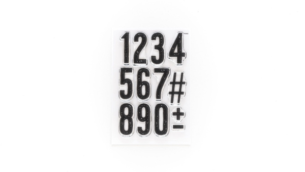 Numbers Are Awesome #9 4×6 Stamp Set, 1 of 2