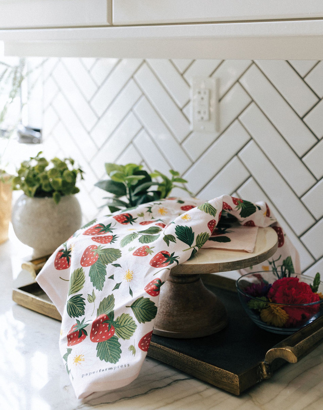 Strawberry Patch Tea Towel, 5 of 6