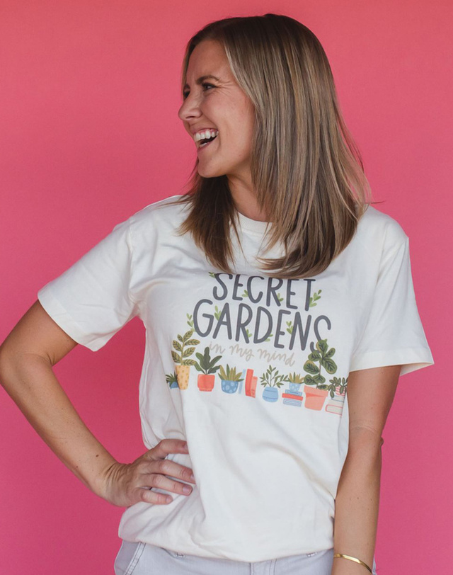 Secret Gardens Tee - Ivory, 2 of 3