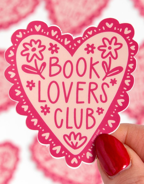 Book Lovers Club Decal Sticker, 2 of 3