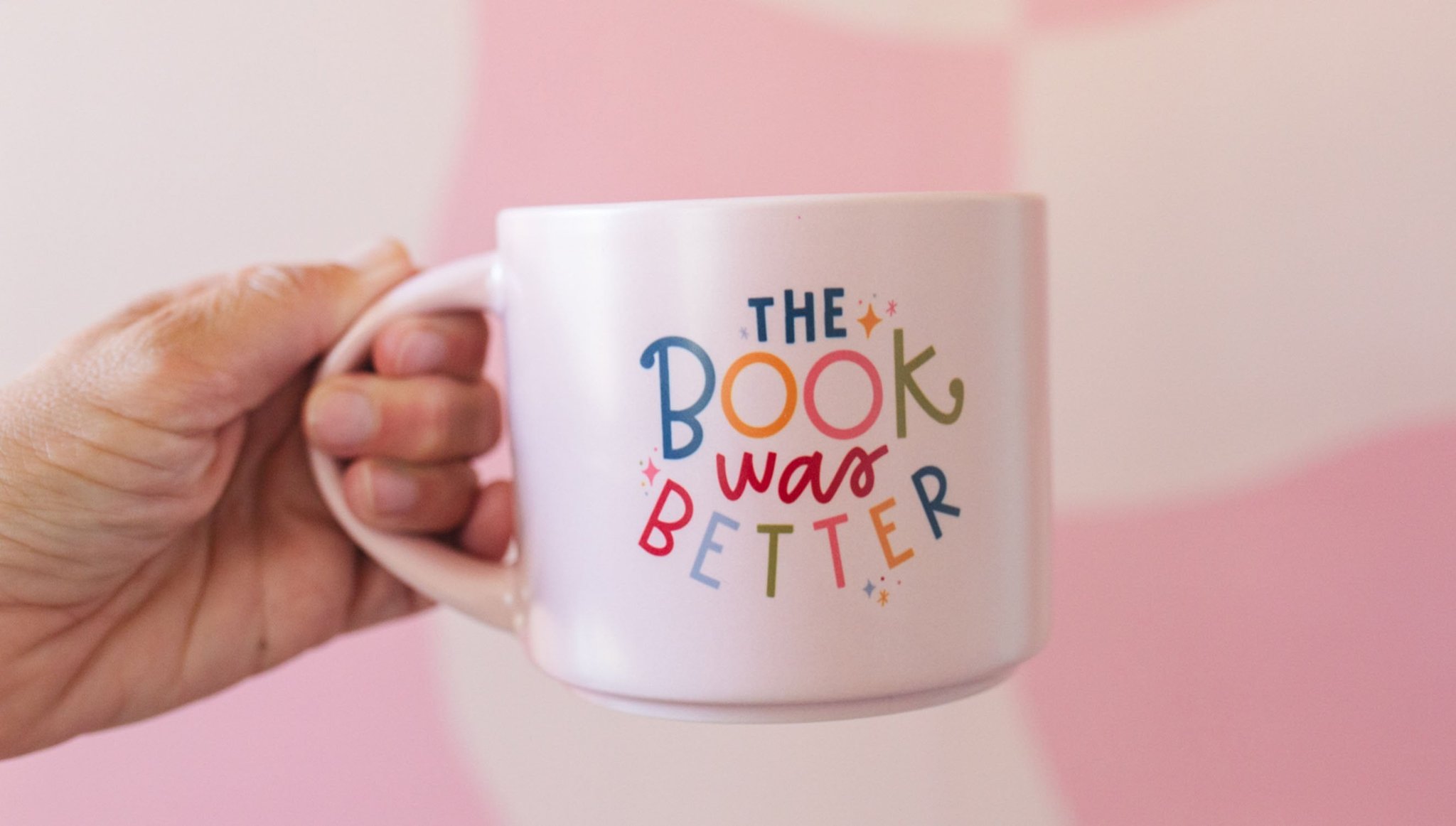 The Book Was Better Large Ceramic Mug