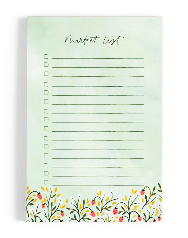 Strawberry Meadow Market Notepad, 2 of 2