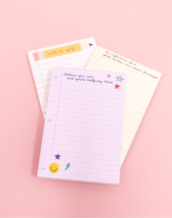 Believe You Can Smiley Notepad, 3 of 5