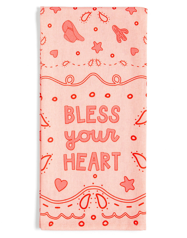 Bless Your Heart Western Tea Towel, 2 of 3