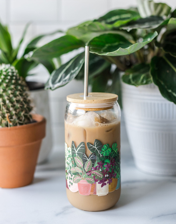 Houseplants Glass Can, 1 of 5