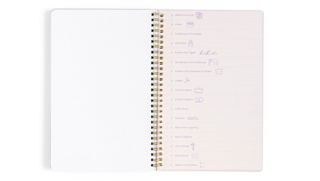 Notebook - Lilac with Maps, 5 of 8