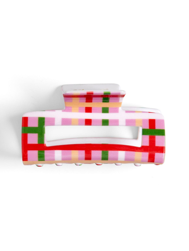 Plaid Christmas Claw Hair Clip, 2 of 6
