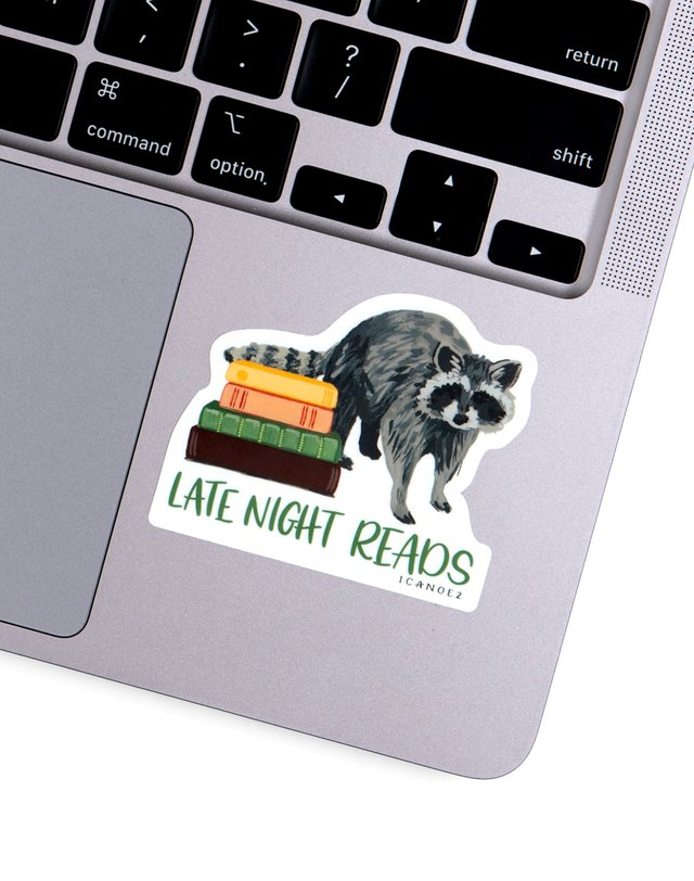 Late Night Reads Decal Sticker, 2 of 2