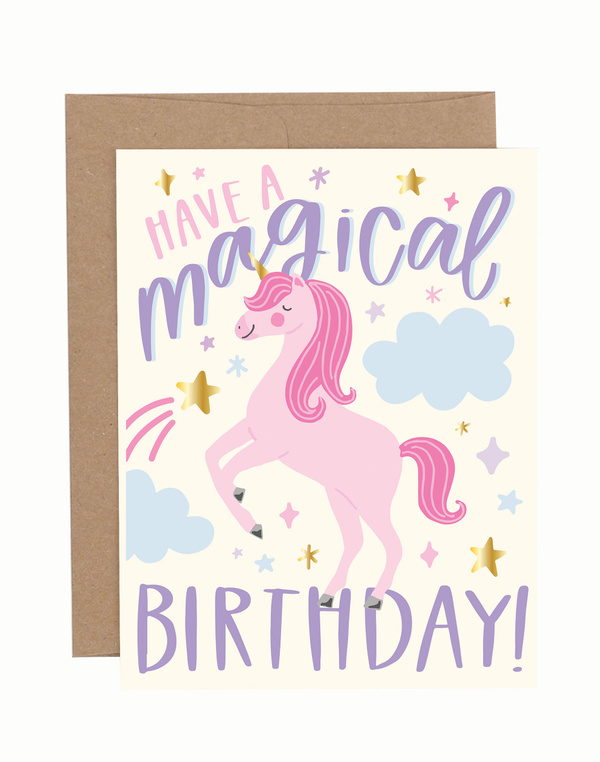 Have A Magical Birthday Greeting Card, 1 of 1