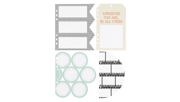 Travel 2025 Die Cut Paper Inserts, 1 of 3