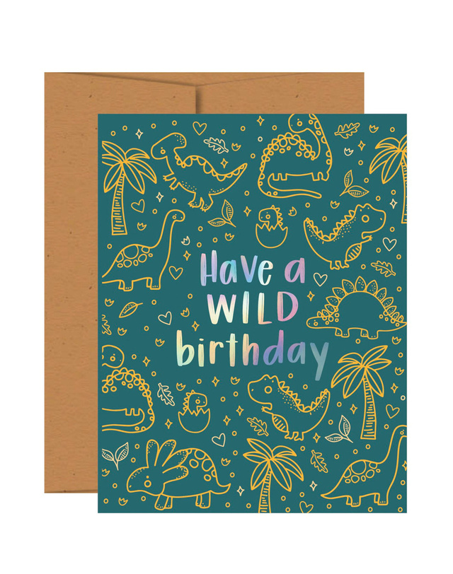 Wild Birthday Greeting Card, 1 of 2
