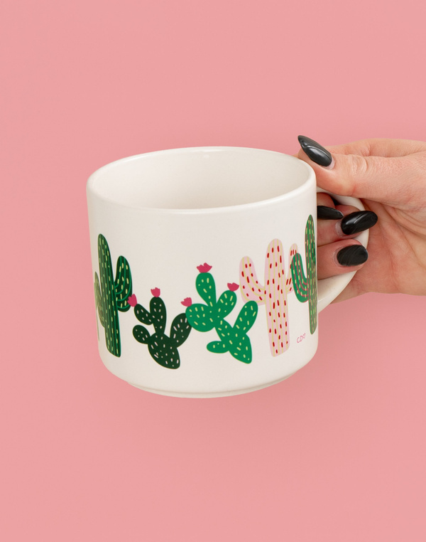Cacti Ceramic Mug - Cream, 7 of 7