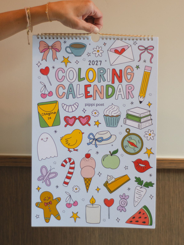 Color & Plan 2027 Spiral Hanging Wall Calendar, 1 of 9