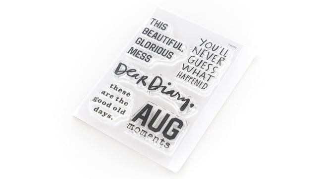 August 2025 3×4 Stamp Set, 2 of 2