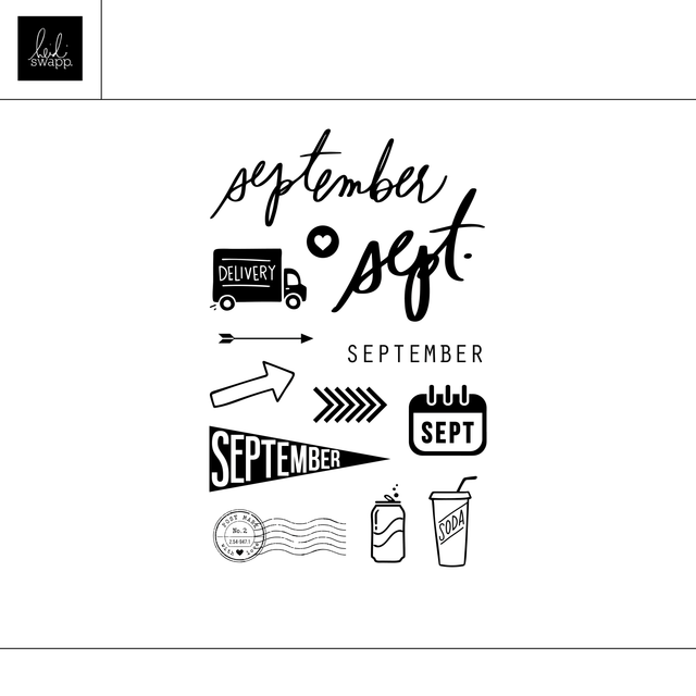 Digital 4×6 September Stamp, 1 of 1
