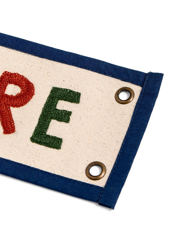 Explore Embroidered Canvas Banner, 4 of 4