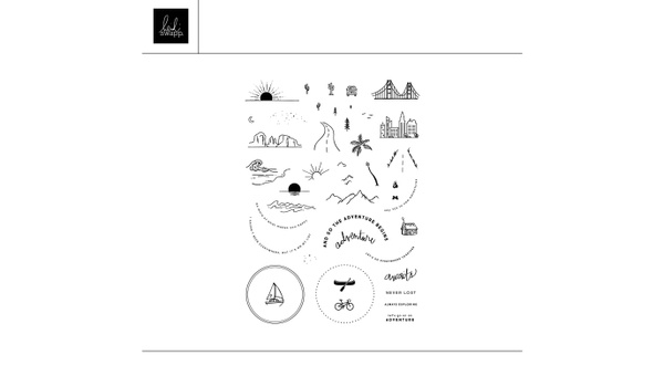 Digital So The Adventure Begins 6×8 Stamp Set, 1 of 1
