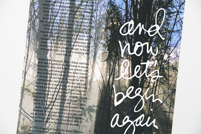 Begin Again, 2 of 2