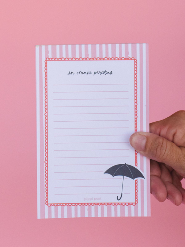 In Omnia Paratus 4×6 Notepad, 1 of 5