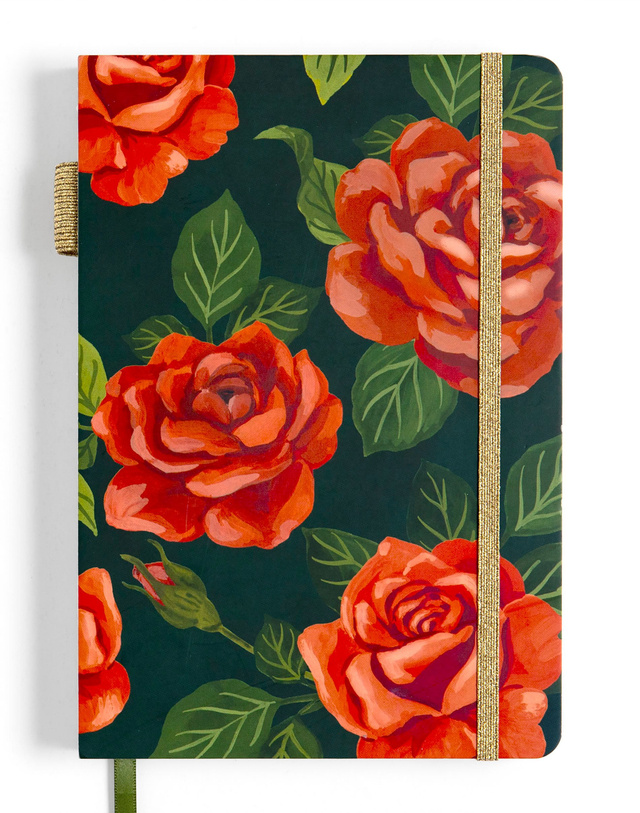 Roses Lined Lay Flat Journal, 3 of 4