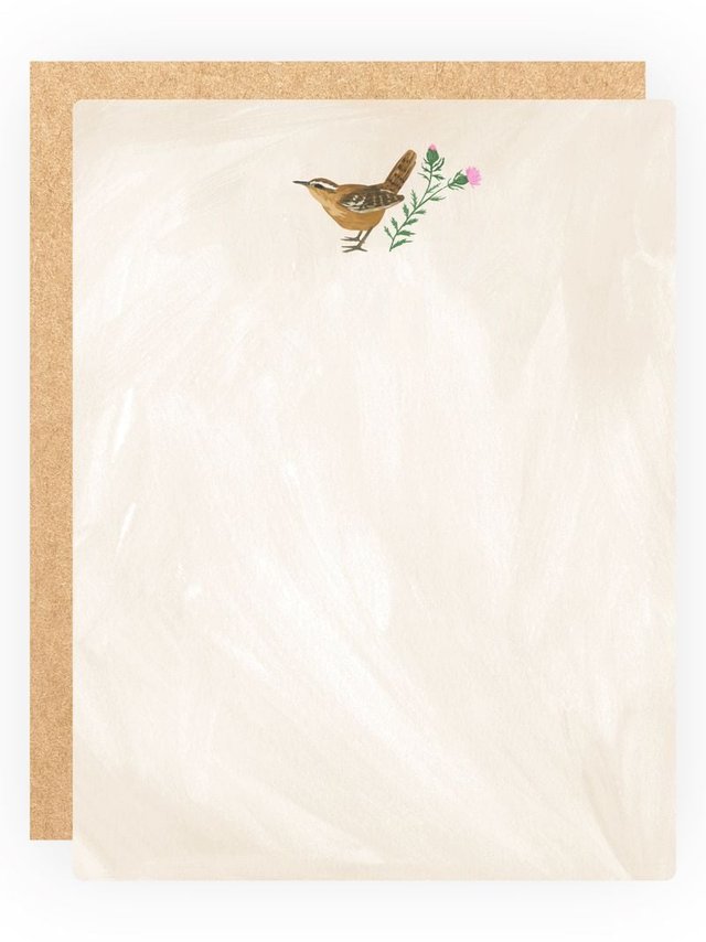 Feathered Friends Birds & Florals Flat Note Set, 3 of 8