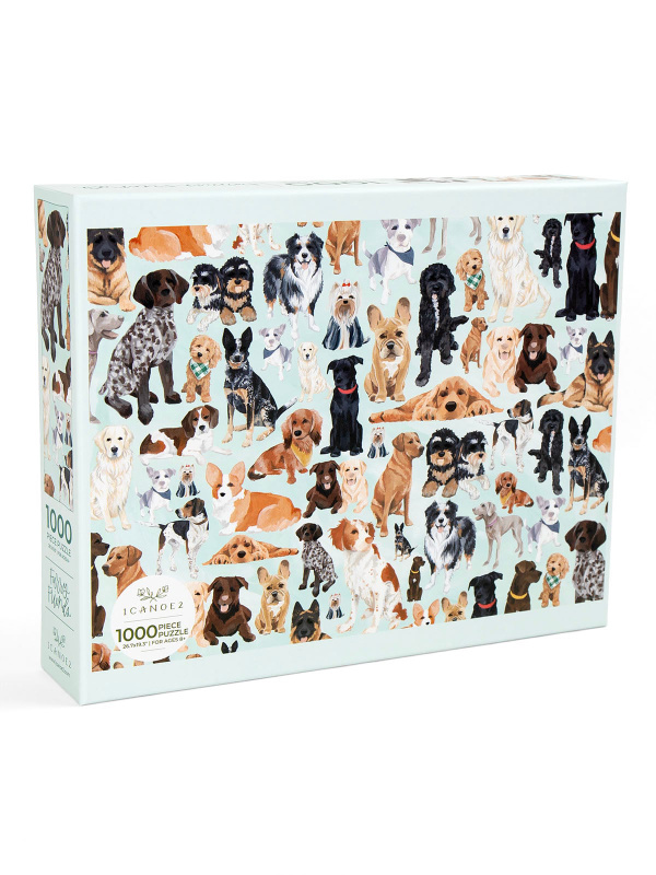 Furry Friends - 1,000 Piece Dogs Jigsaw Puzzle, 1 of 8