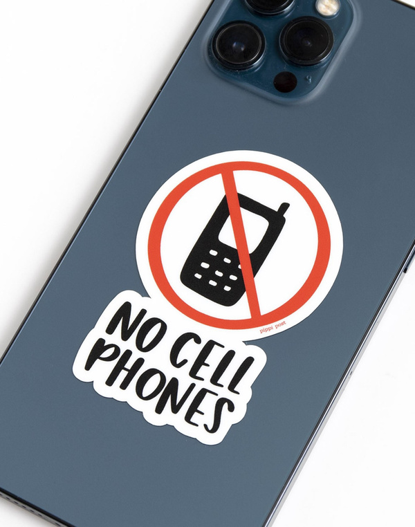 No Cell Phones Decal Sticker, 3 of 5