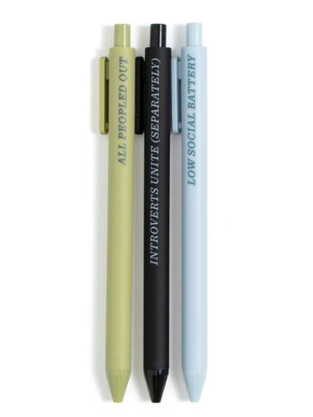 The Introvert Gel Pen Set, 2 of 3