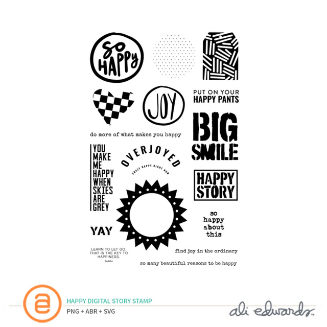 Happy Digital Story Stamp™, 1 of 1