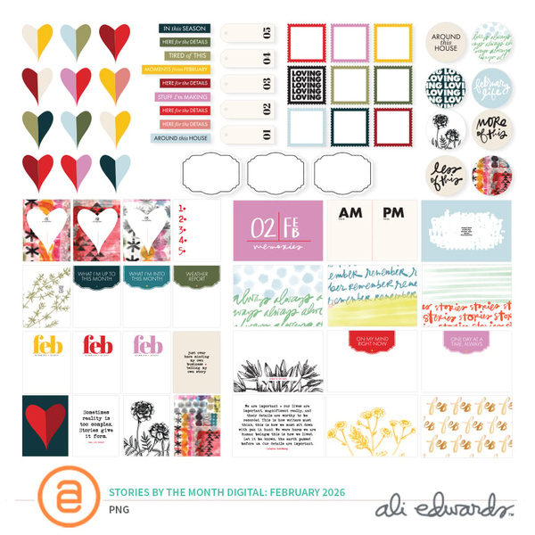 Stories By The Month™ Digital Kit February 2026, 1 of 1