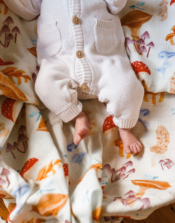 Mushrooms Baby Swaddle, 2 of 7