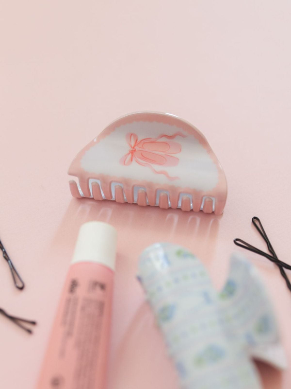 Pink Ballet Slippers Claw Hair Clip, 4 of 7