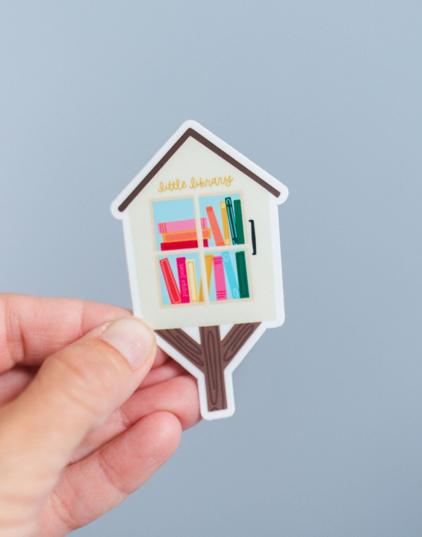 Little Library Decal Sticker, 3 of 5