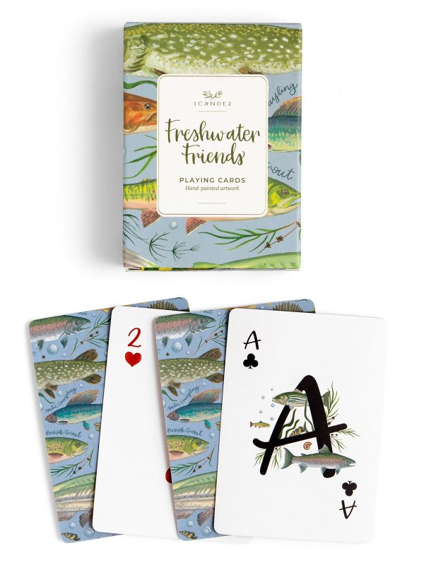 Freshwater Fish Deck of Playing Cards, 1 of 3