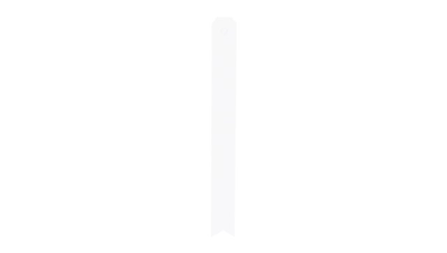 Slender Tag Booklet - White, 1 of 2