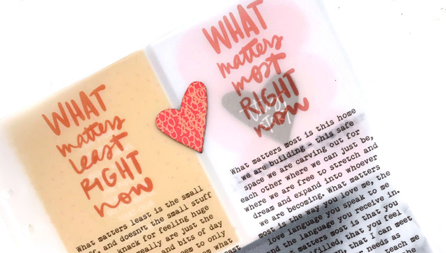 What Matters Right Now, 2 of 4