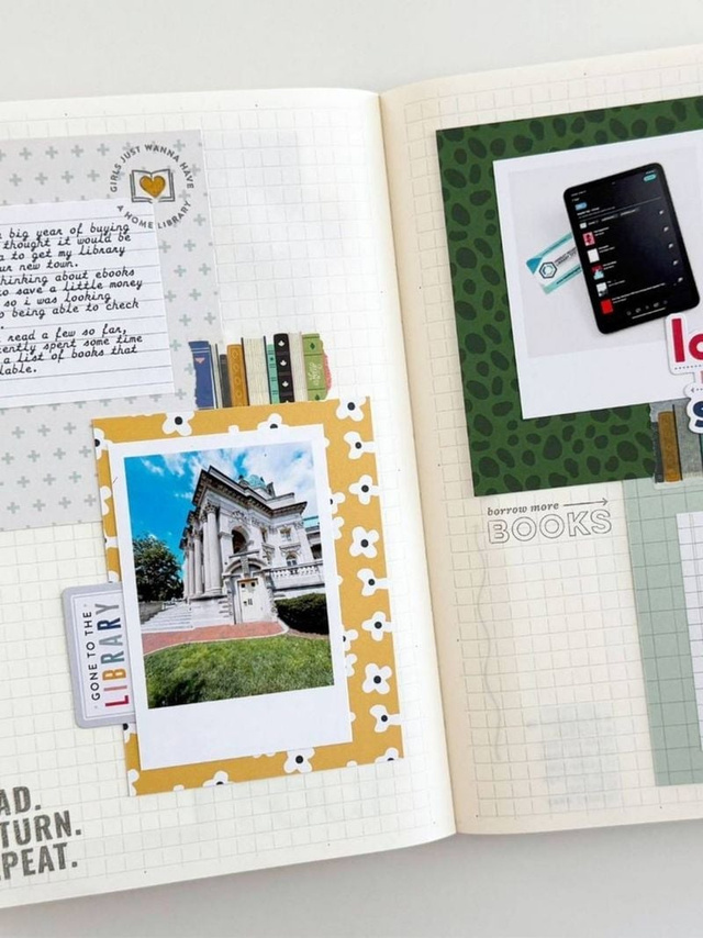 Stamp Set : 4×6 Library by Goldenwood Co, 4 of 4