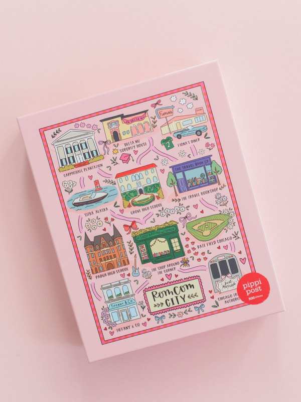 Rom Com City Map - 500 Piece Jigsaw Puzzle, 2 of 6