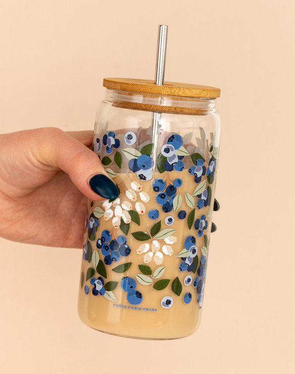 Blueberry Field Glass Can, 6 of 6