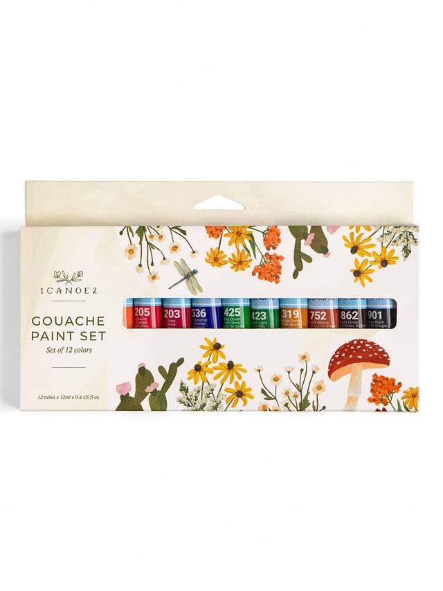 Gouache Paint Set – 12 Colors, 1 of 2