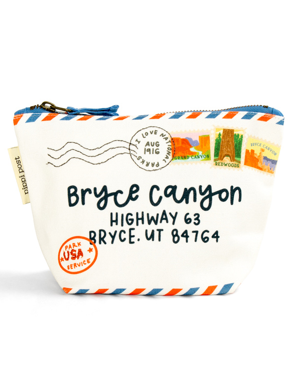Deliver To Bryce Canyon National Park Canvas Pouch, 3 of 3