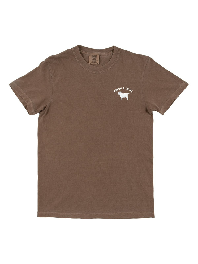 Goat Farmers Market Tee - Espresso, 4 of 4