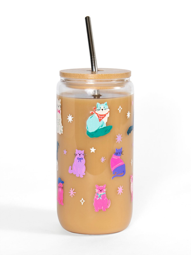 Cool Cats Glass Can, 5 of 7
